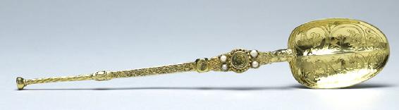 Coronation Spoon late 12 th century Earlier English spoon handles terminate - photo 8