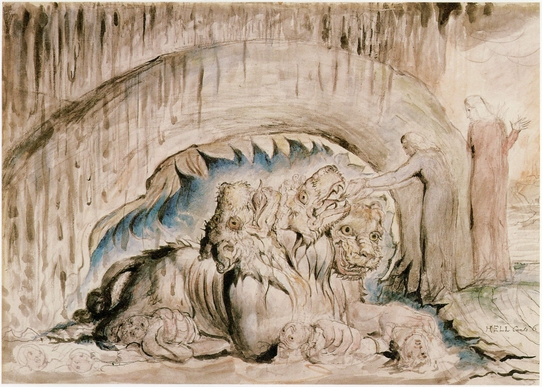 PLATE 13 As Dante looks on Virgil feeds handfuls of earth to Cerberus - photo 14