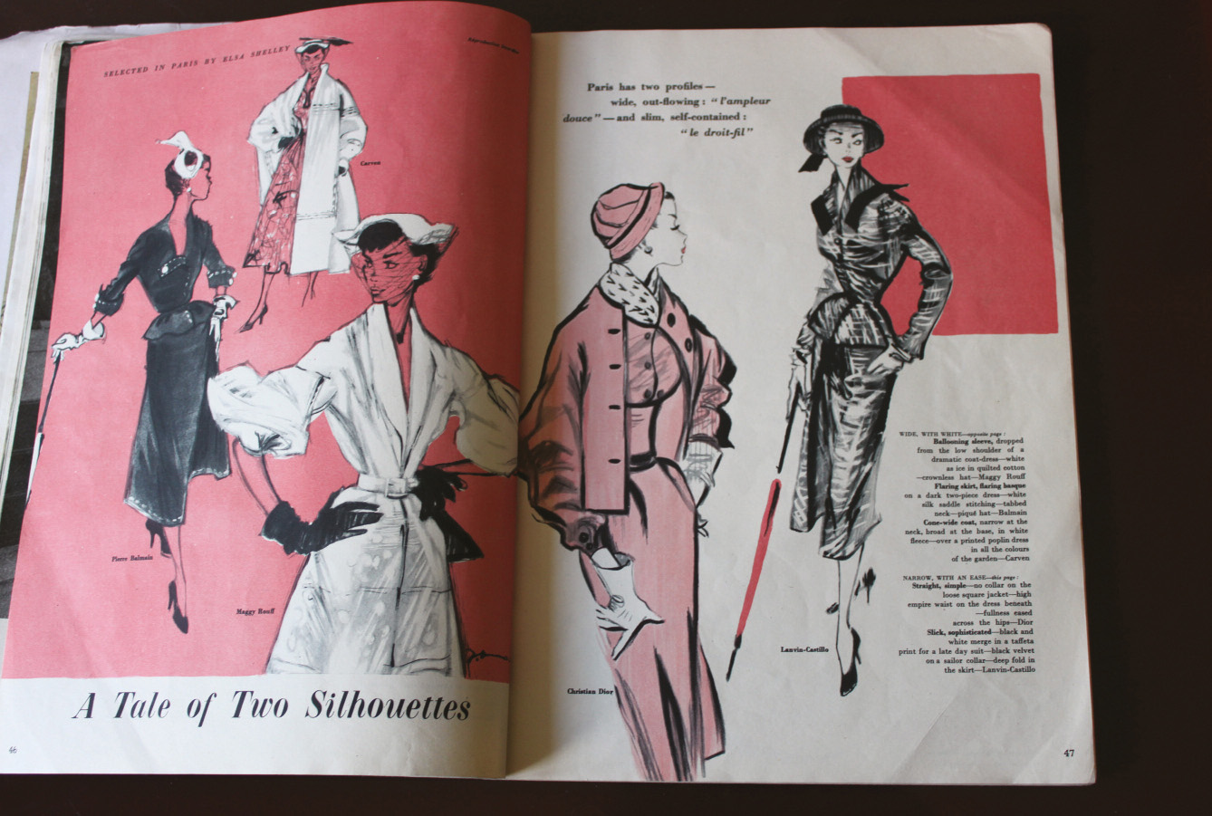 Two silhouettes from UK Womans Journal June 1952 Authors own collection I - photo 6