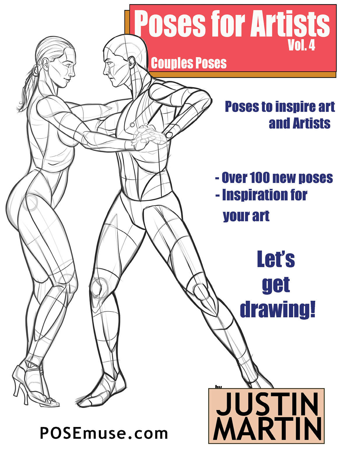 Poses for Artists Volume 4 - Couples Poses An essential reference for figure drawing and the human form Inspiring Art and Artists - photo 1