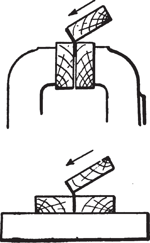 Fig 1 Substitute for a Vise Droplight No 2 In connecting up the four - photo 7