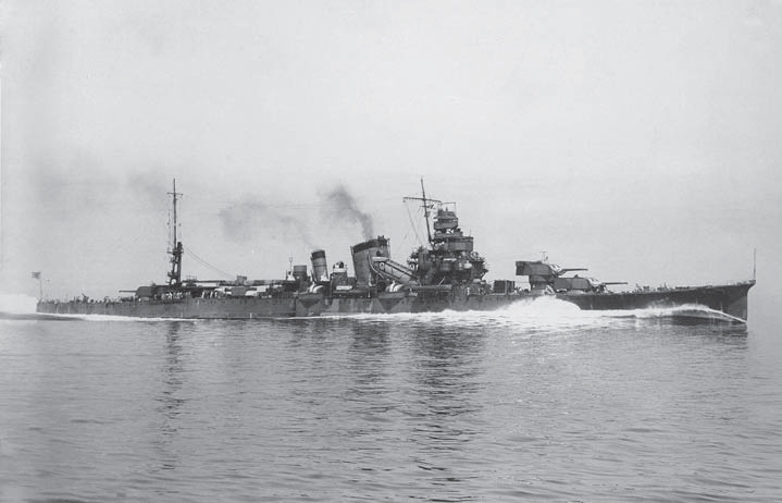 Furutaka pictured after the completion of her major 1937 modernization Clearly - photo 6