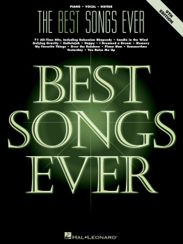 Hal Leonard Corp. The Best Songs Ever