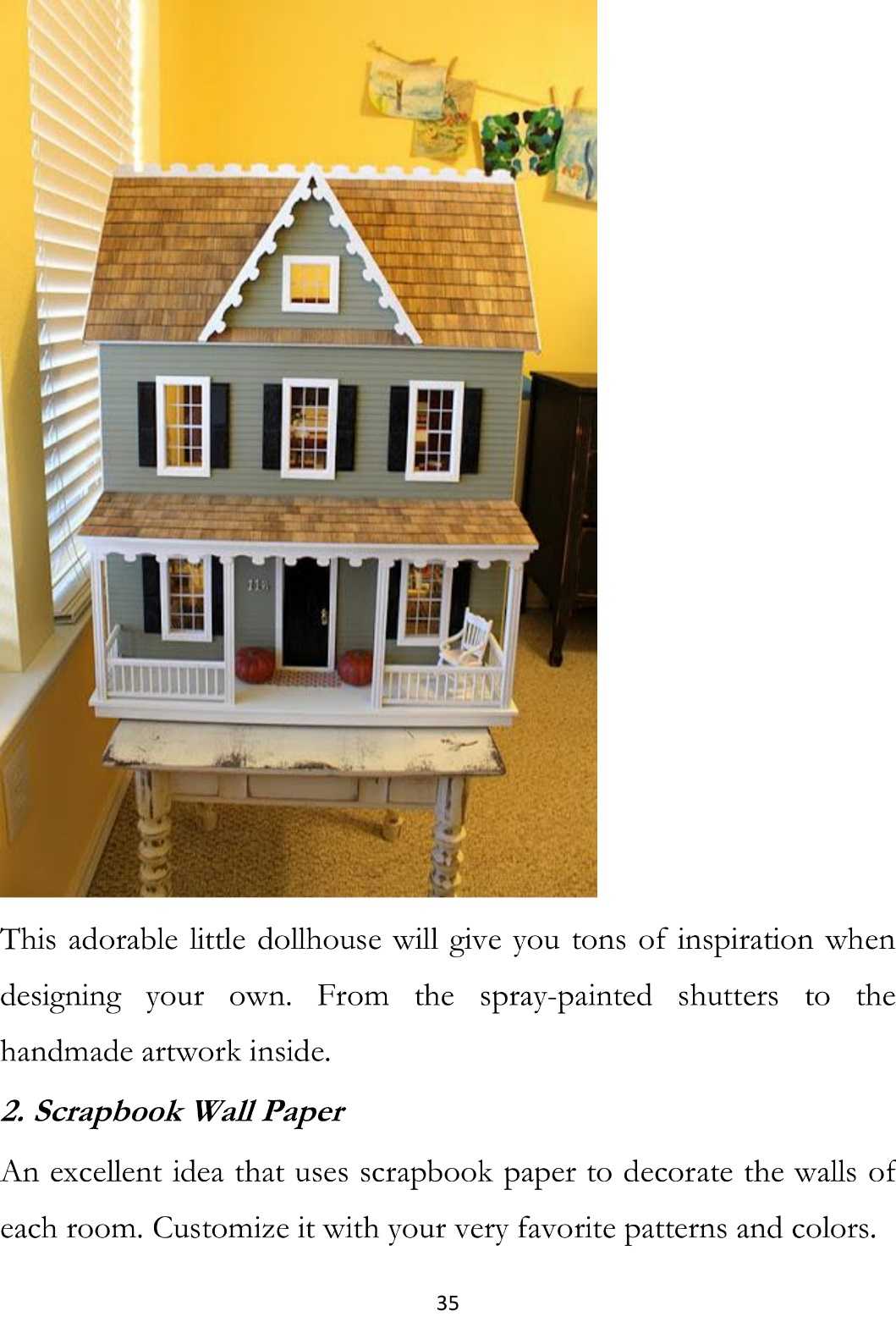 DIY Dollhouse Plans Dollhouse Projects Ideas Gifts for Kids - photo 37