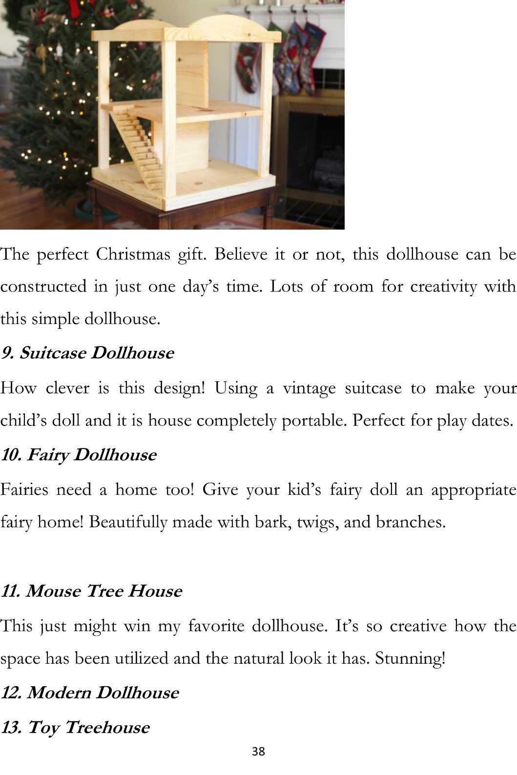 DIY Dollhouse Plans Dollhouse Projects Ideas Gifts for Kids - photo 40