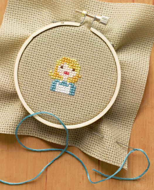 PS To make a cross-stitch portrait like mine see ACKNOWLEDGMENTS This - photo 13