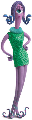 Celia Voiced by Jennifer Tilly Celia is the receptionist at Monsters Inc - photo 9