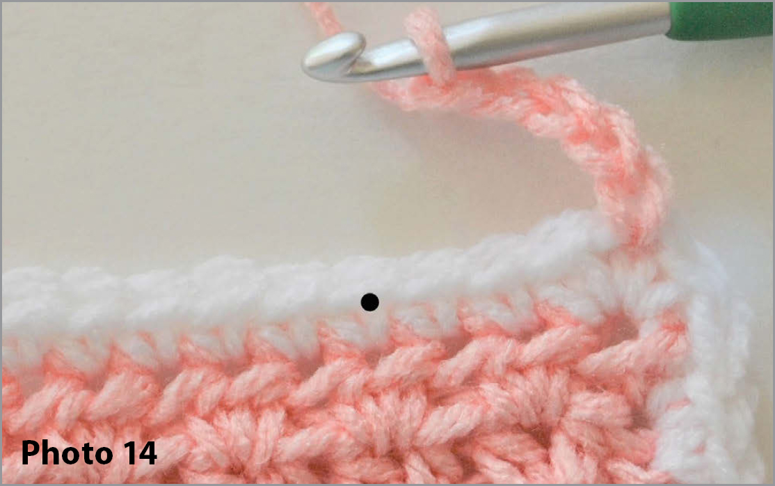 extend lp on hook and remove hook from yarn See Photo 15 push ch lp just - photo 17