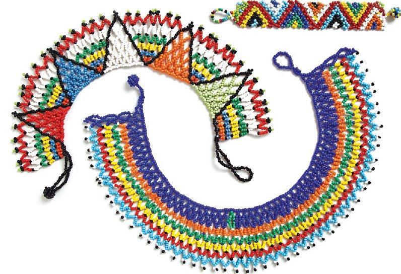 Zulu beadwork Crazy quilting is a gentle art that has given me years of - photo 4