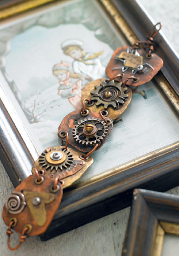 METALWORK jewelry step-by-step projects inspired by steampunk LINDA - photo 2