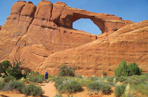 Skyline Arch Southeastern Utah is so filled with staggering beauty drama and - photo 14