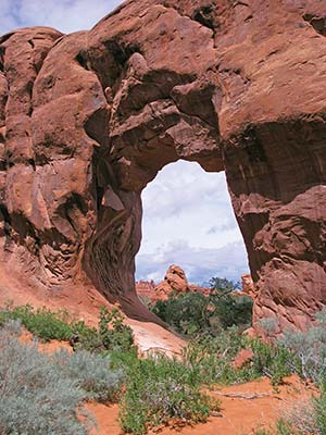 Pine Tree Arch Colorado River from Dead Horse Point State Park Fiery - photo 15