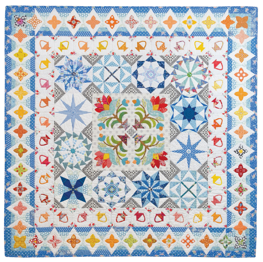 Embracing Adventure by Becky Goldsmith FINISHED QUILT 52 52 Finished center - photo 4