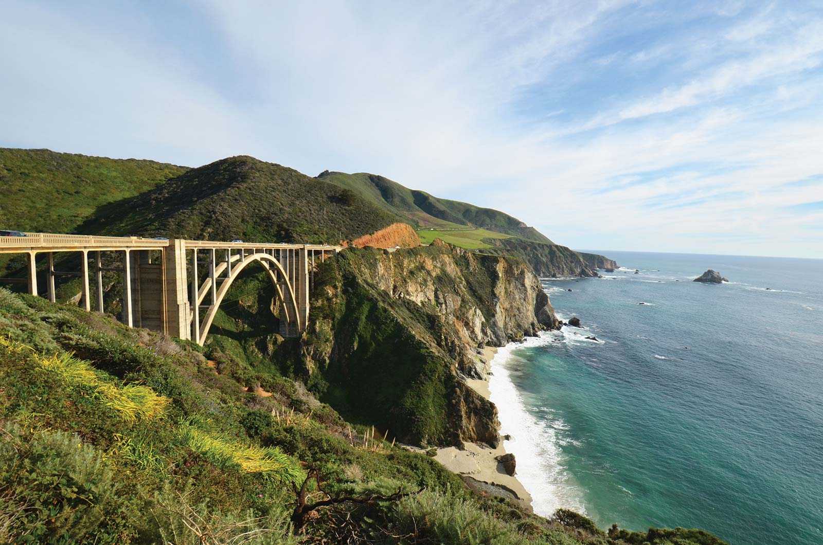 It blends nature and culture on All-American Highway 1 Big Sur CA Pacific - photo 14