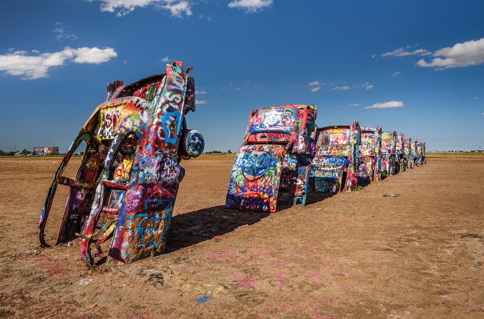 Youre not seeing thingsthose really are Cadillacs upended in the Texas plains - photo 16