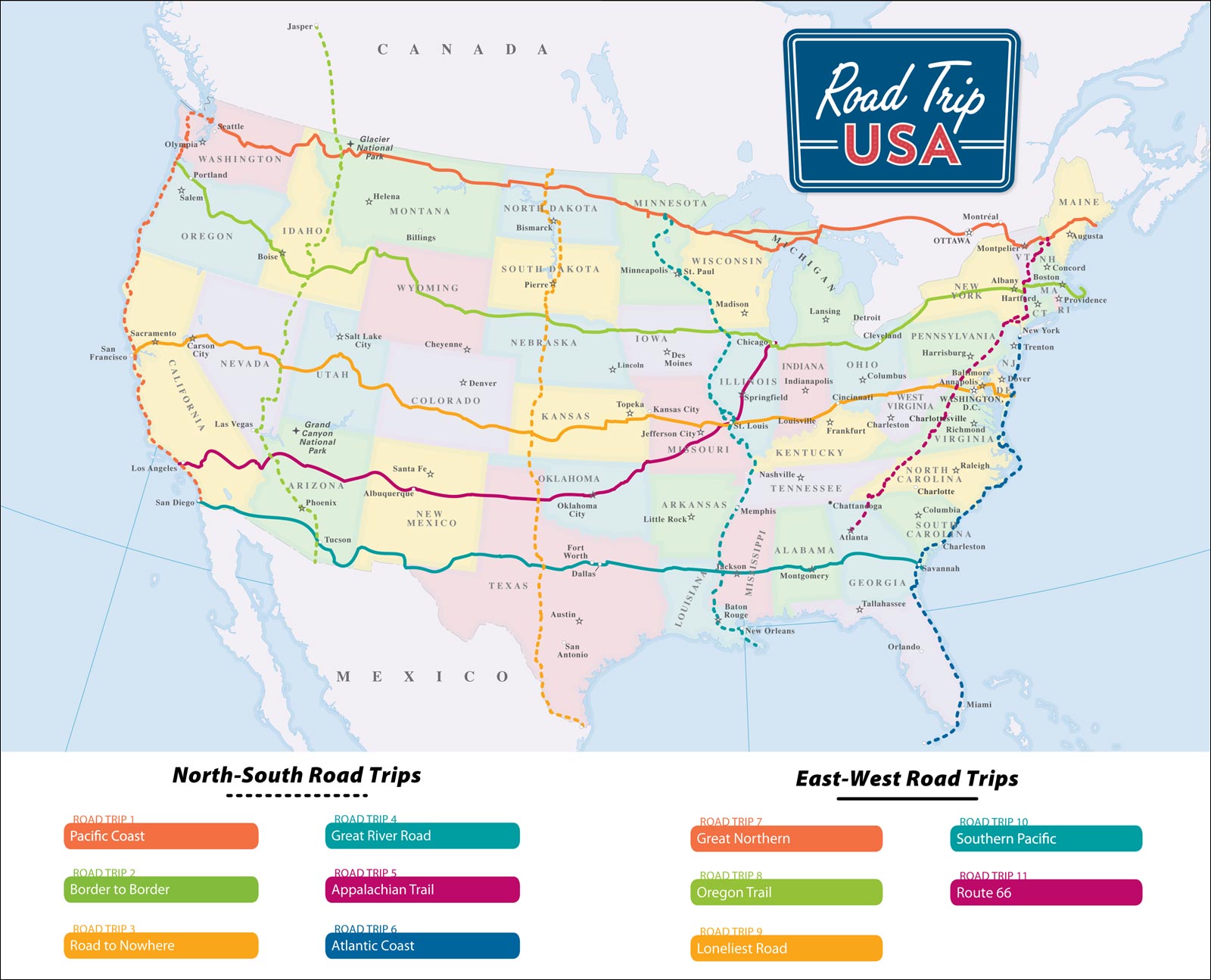 On the Road Again Some four million miles worth of roadway crisscross the - photo 3