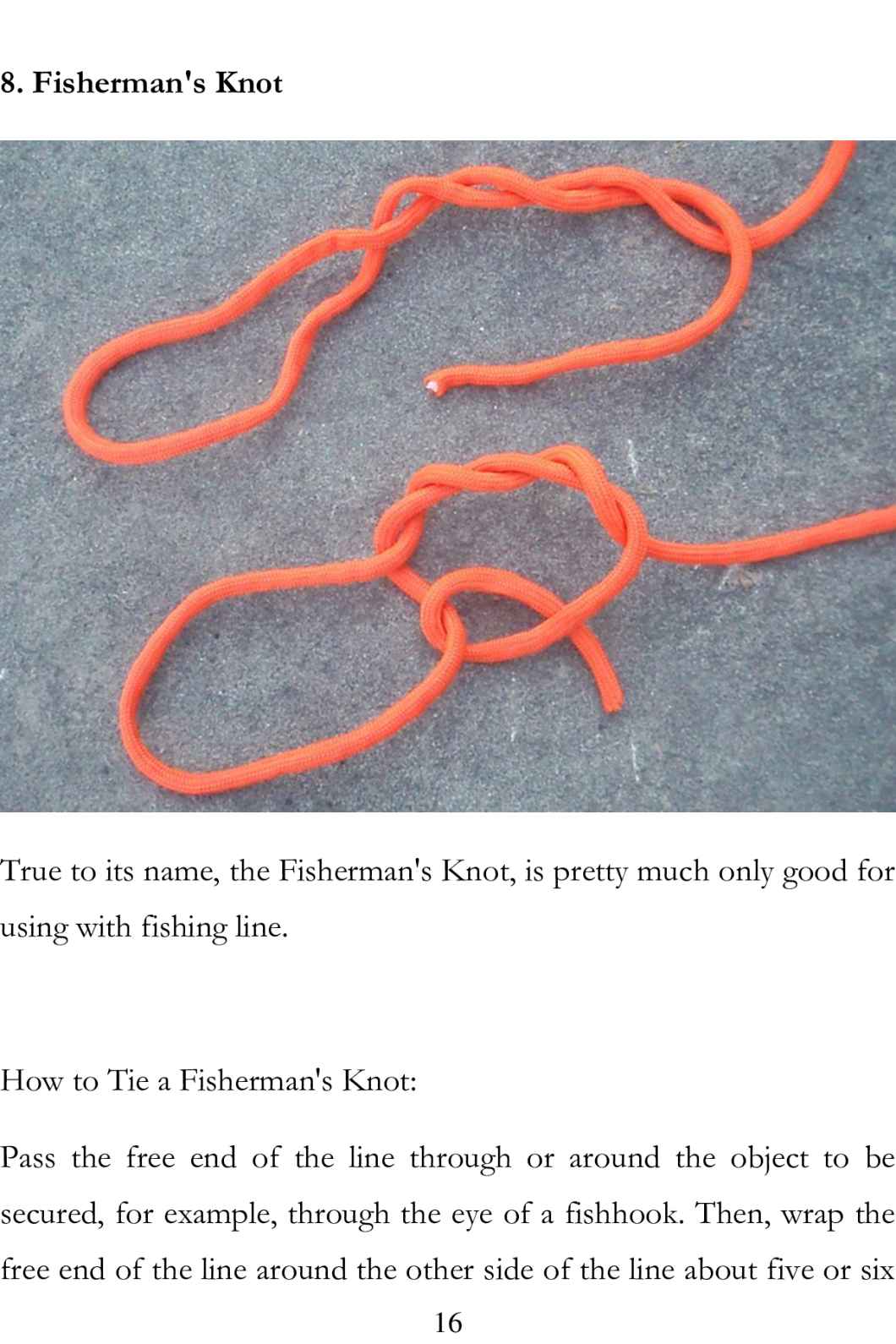 Knot Technique Tutorials Learning Knot Technique Through This Simple Guide Book Knot Technique Guide Book - photo 15