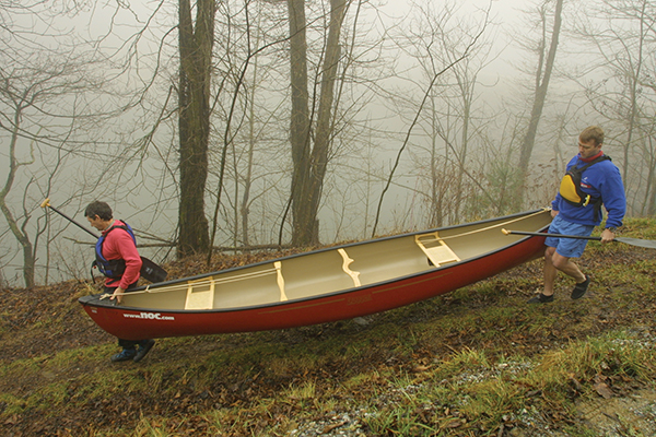 Two people one on either side holding bow and stern deck can carry a canoe a - photo 4