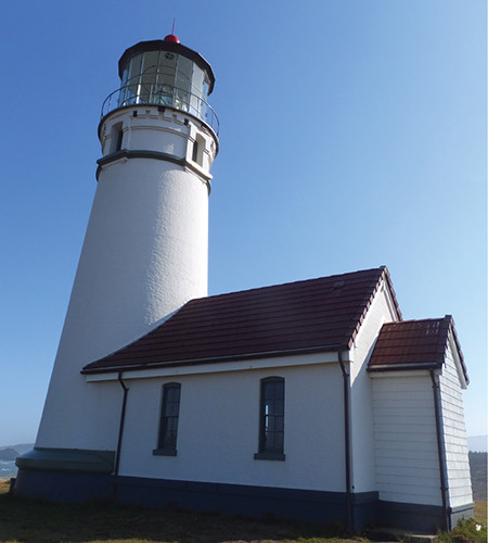 The lighthouse at Cape Blanco went into operation in 1870 and is open for - photo 12