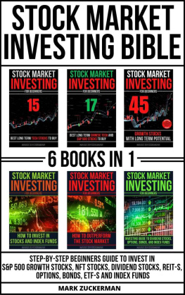 Mark Zuckerman - Stock Market Investing Bible: Step-By-Step Beginners Guide To Invest In S&P 500 Growth Stocks, Nft Stocks, Dividend Stocks, Reit-S, Options, Bonds, Etf-S And Index Funds 6 Books In 1