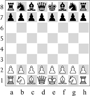 White to move Black to move K King Q Queen R R - photo 1