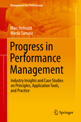 Marc Helmold - Progress in Performance Management: Industry Insights and Case Studies on Principles, Application Tools, and Practice