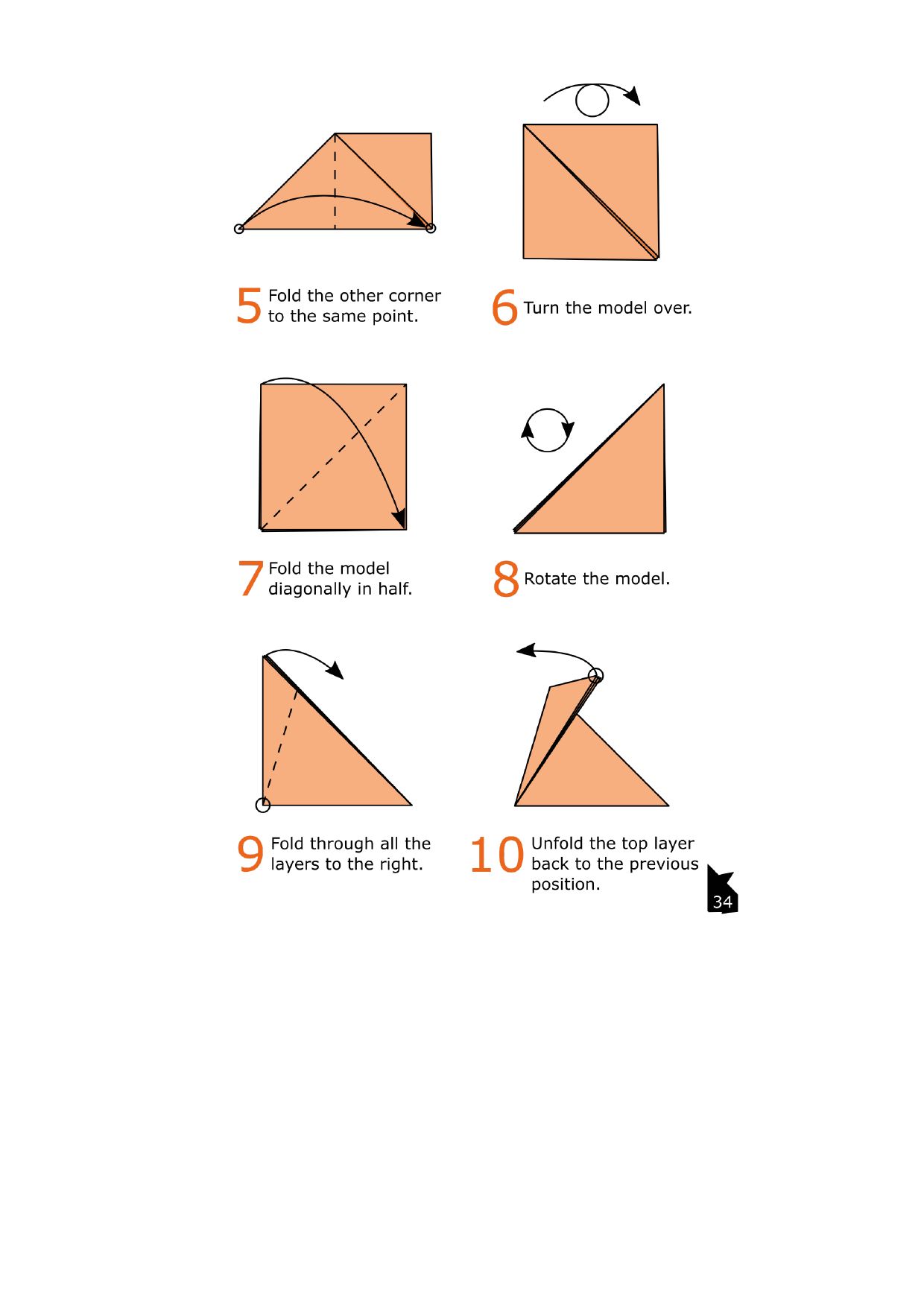 Origami Book for Beginners A Step-By-Step Introduction to the Japanese Art of Paper Folding for Kids Adults Origami Books for Beginners 1 - photo 34