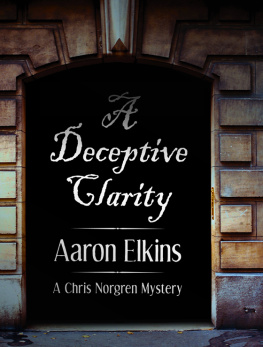 Aaron Elkins A Deceptive Clarity (Chris Norgren)