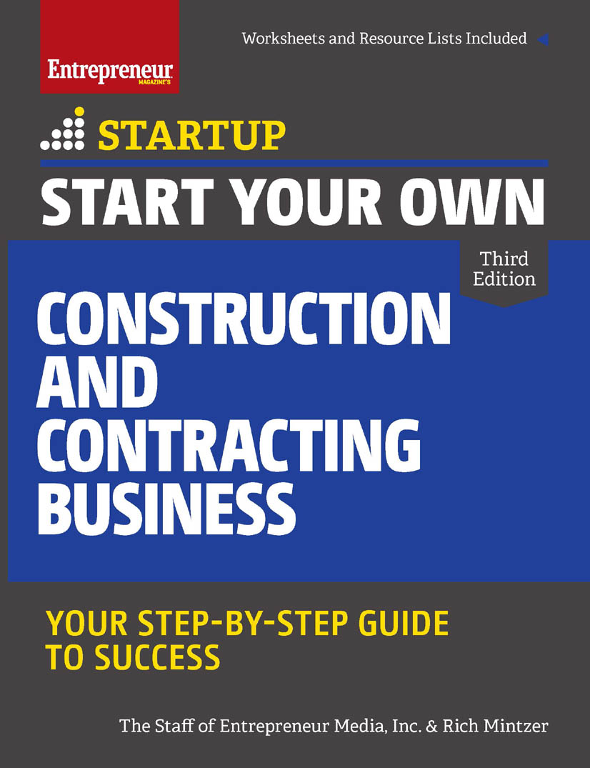 Additional titles in Entrepreneurs Startup Series Start Your Own Arts and - photo 1