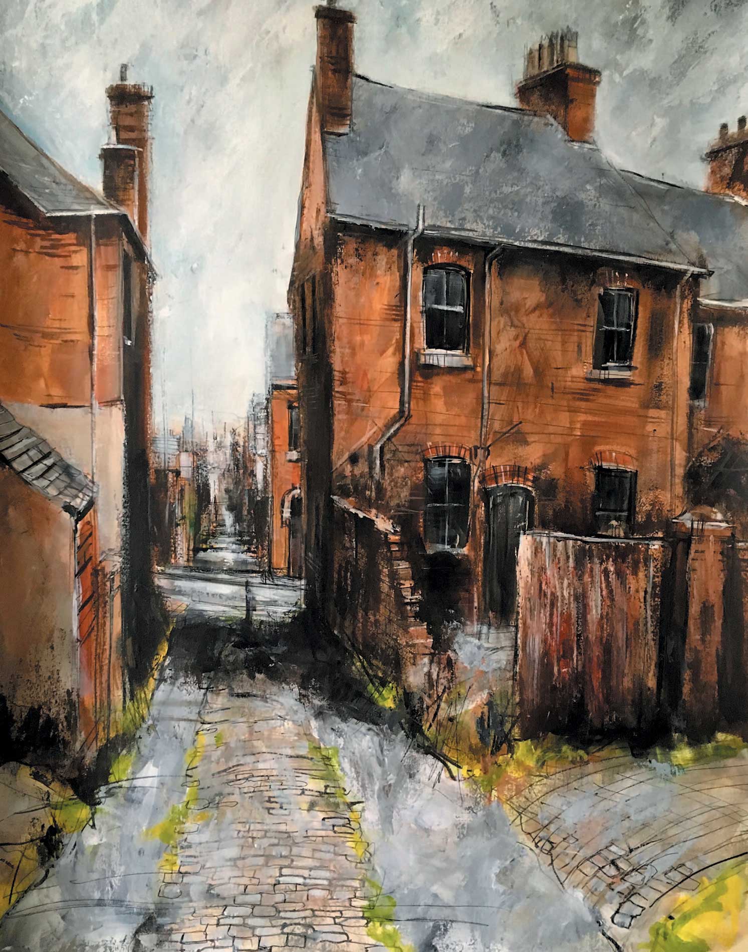 Potteries Memory Alleyway acrylic on A1 paper First published in 2021 by - photo 3