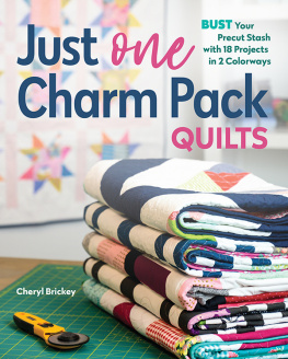 Cheryl Brickey - Just One Charm Pack Quilts: Bust Your Precut Stash with 18 Projects in 2 Colorways