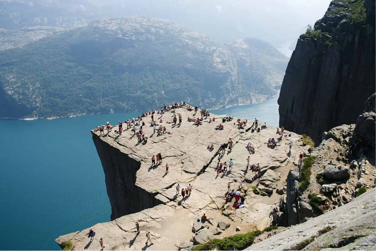 Preikestolen The route up to Preikestolen or Pulpit Rock is Norways most - photo 4