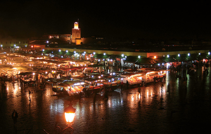 Djemaa el Fna Marrakech Morocco Djemaa el Fna square was constructed in the - photo 6