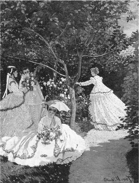 Ladies in the Garden Claude Monet 1866 Oil on canvas Muse dOrsay Paris - photo 2