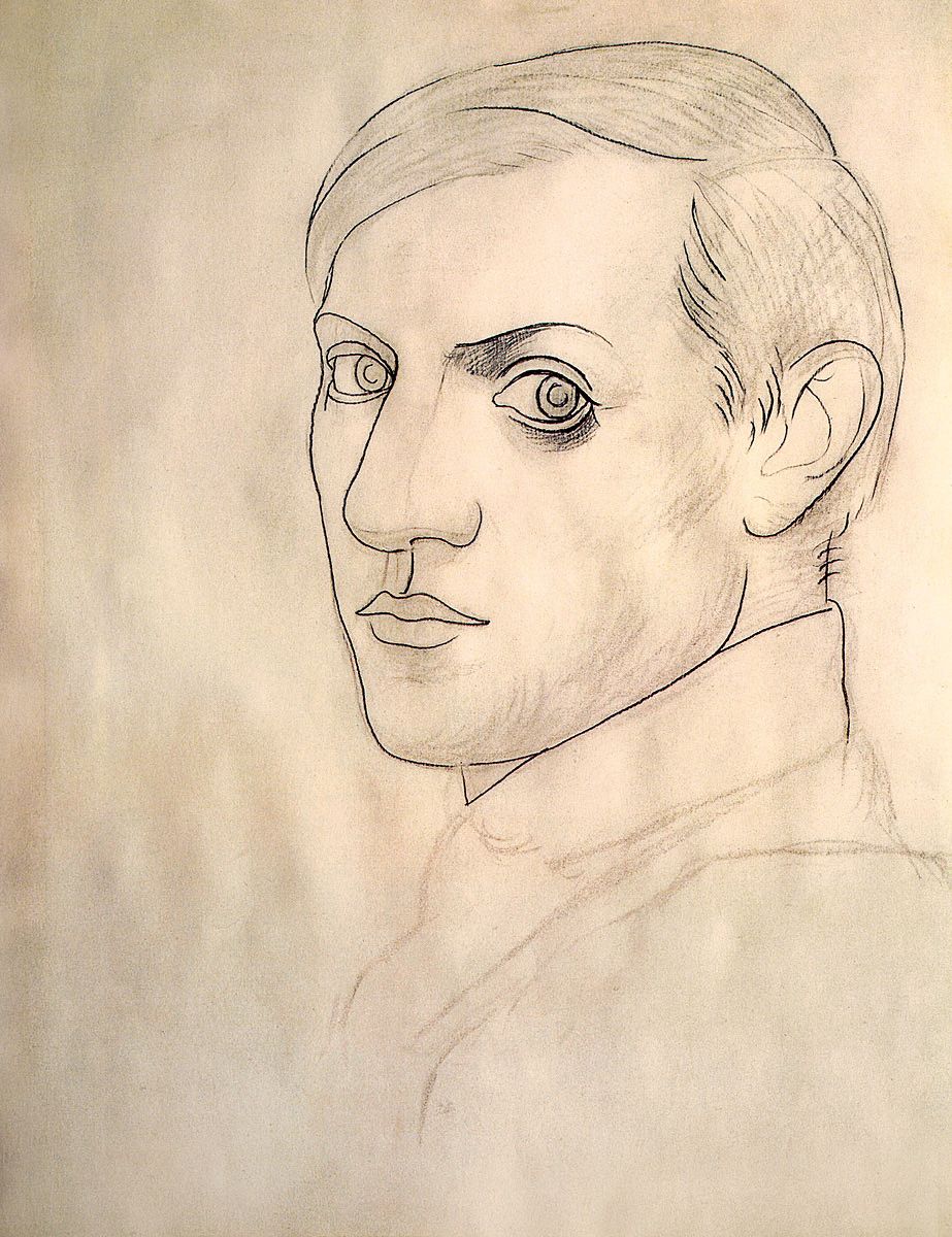 Self-Portrait 1917-1919 Pencil and charcoal on paper 642 x 494 cm Muse - photo 3