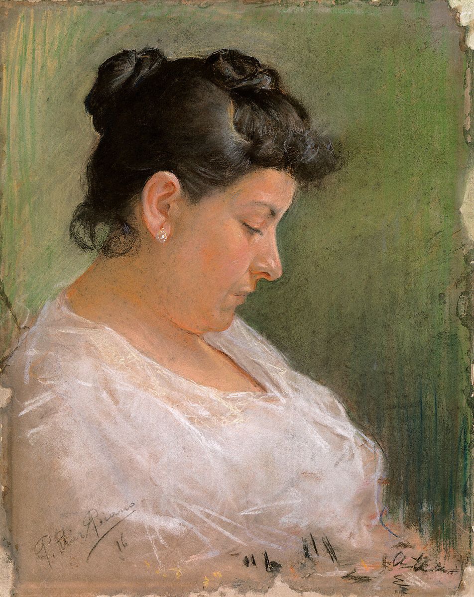 Portrait of the Artists Mother 1896 Pastel on paper 498 x 39 cm Museu - photo 4