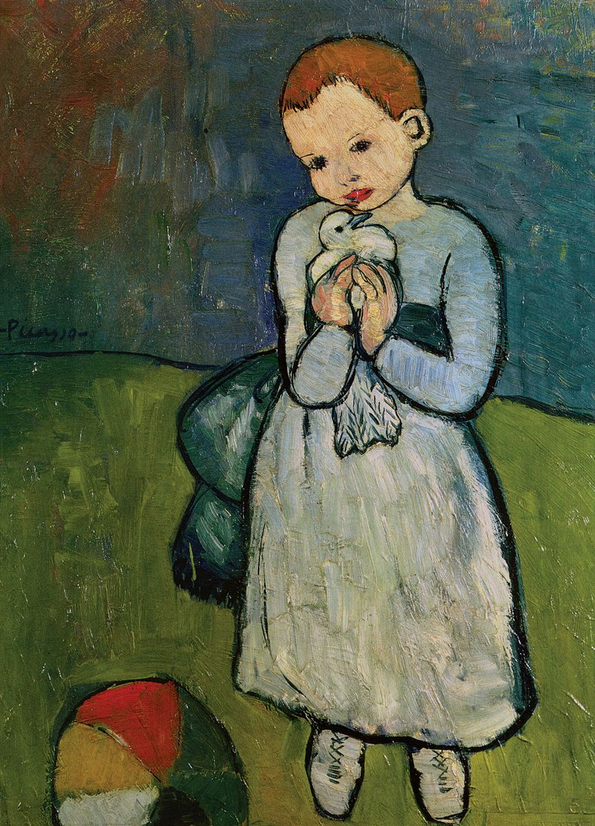 Child with a Dove 1901 Oil on canvas 73 x 54 cm Private collection Painted - photo 4