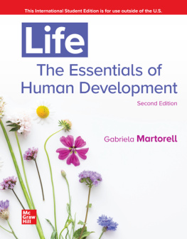 Gabriela Martorell ISE Life: The Essentials of Human Development