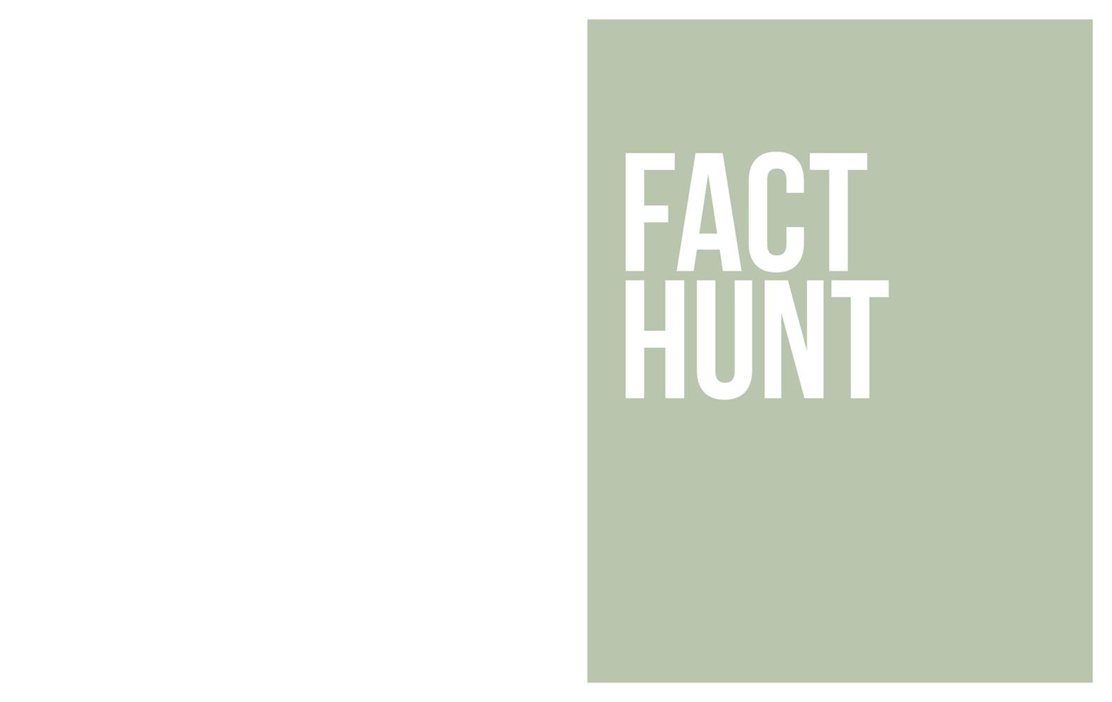 FACT HUNT First published in 2020 Unbound 6th Floor Mutual House 70 Conduit - photo 2