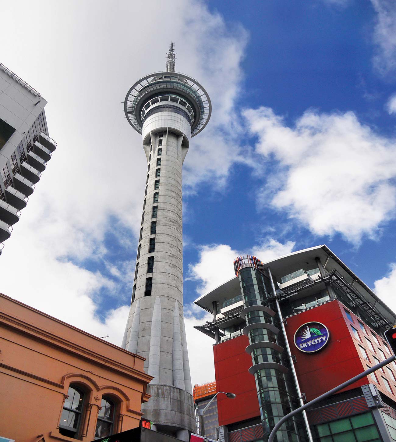 Aucklands Sky Tower Maori men in traditional dress perform a haka - photo 9