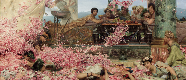 Image 1 The Roses of Heliogabalus by Alma-Tadema The false ceiling moved and - photo 5