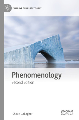 Shaun Gallagher - Phenomenology