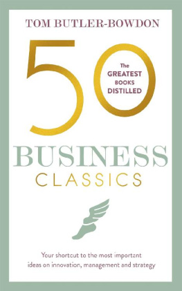 Tom Butler-Bowdon - 50 Business Classics