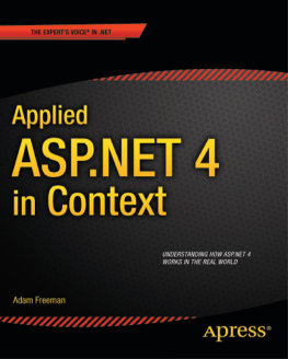 Adam Freeman Applied ASP.NET 4 in Context