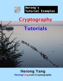 Herong Yang - Cryptography Tutorials - Herongs Tutorial Examples