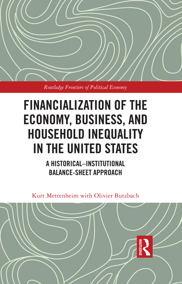 Financialization of the Economy Business and Household Inequality in the - photo 1