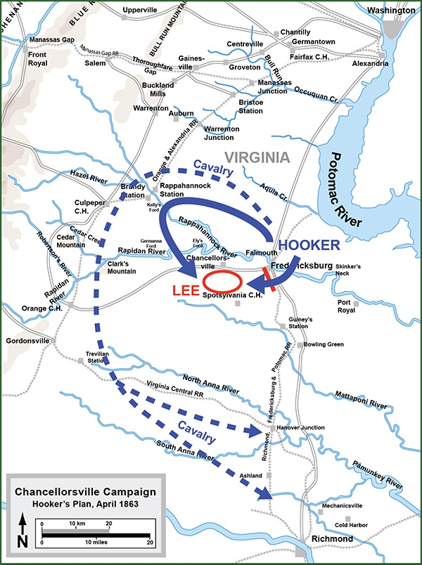 Map 1 Fighting Joe Hookers Campaign Plan On 27 April as Hooker began his - photo 4