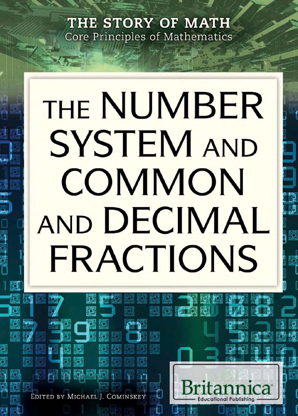 THE NUMBER SYSTEM AND COMMON AND DECIMAL FRACTIONS Published in 2015 by - photo 1