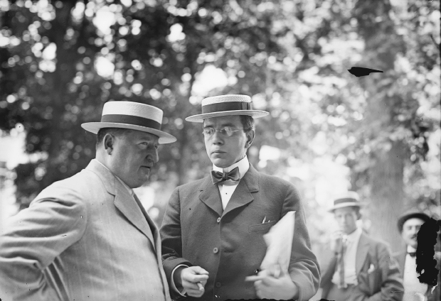 Harry K Thaw center bow tie with unidentified gentleman From the Library - photo 3