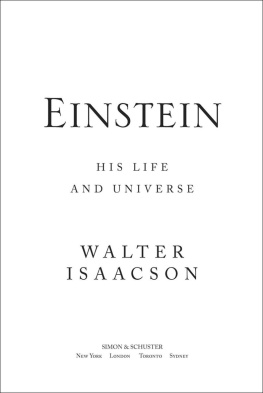 Walter Isaacson Einstein: His Life and Universe